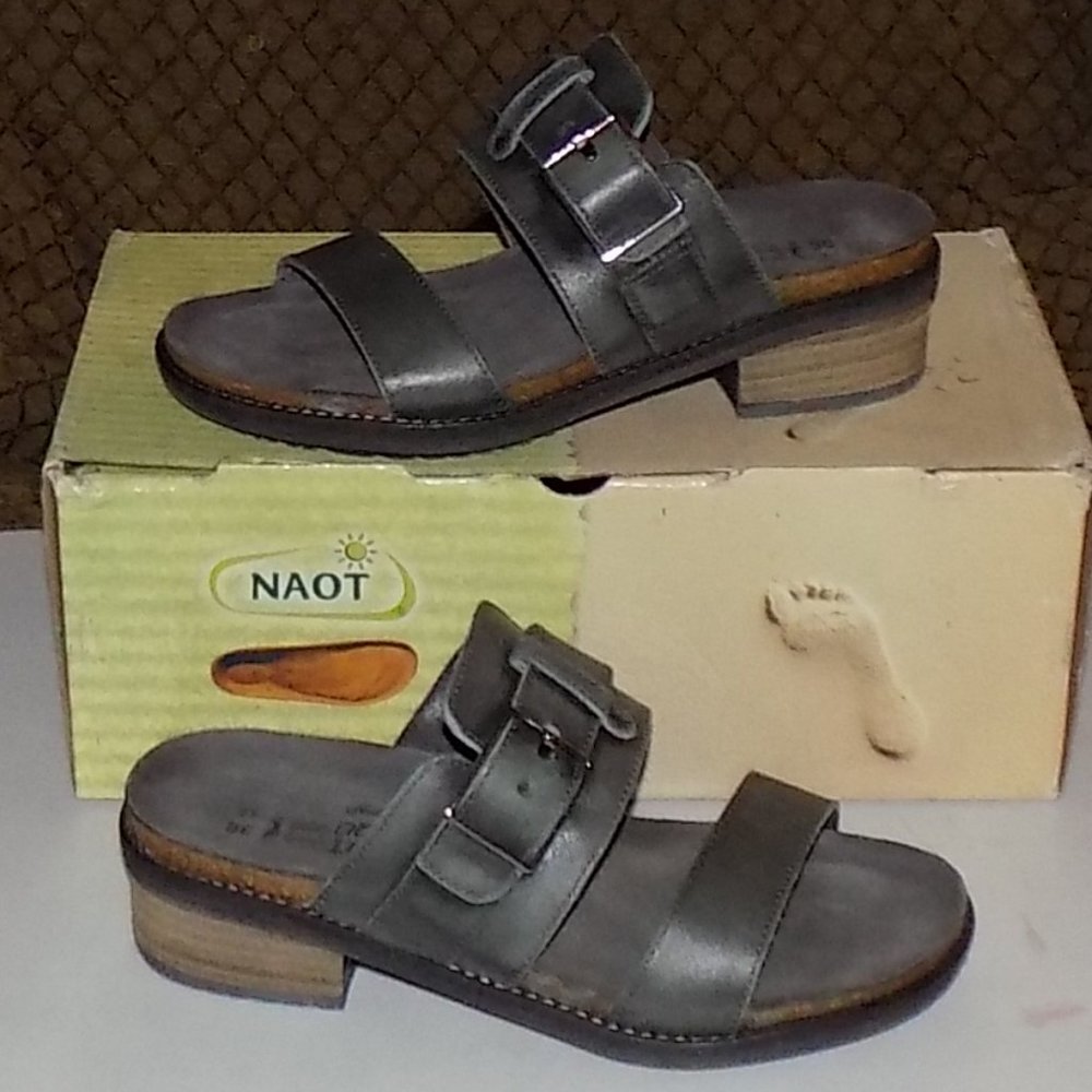 New Naot Flower Oily midnight suede EU36 US 5-5.5